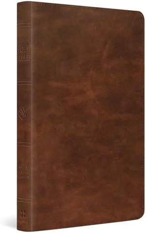 ESV Large Print Compact Bible, Red Letter (Buffalo Leather, Deep